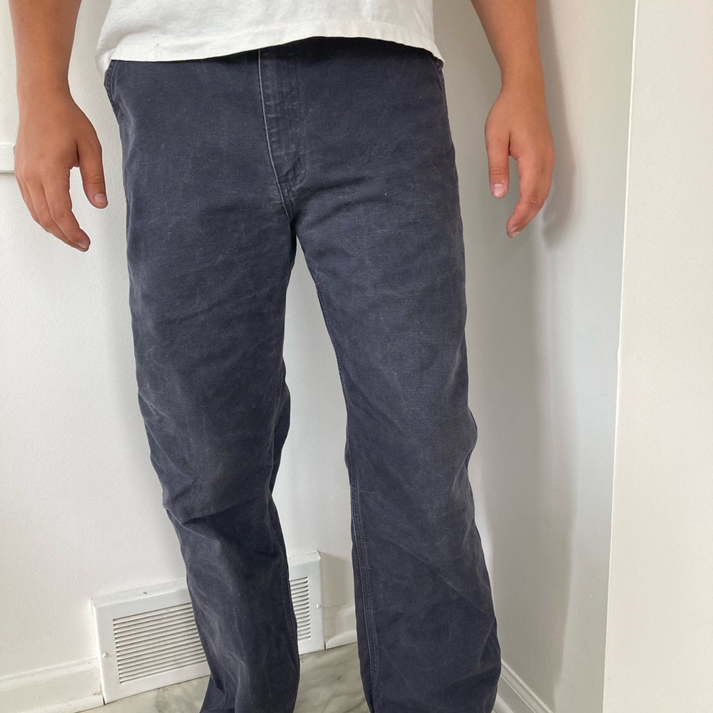 Carhartt Dungaree gray faded fit work pants